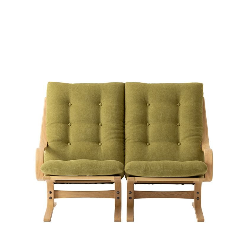 設置無料】幅124cm 2人掛け 冨士ファニチア Agio ソファ 布張り 成形