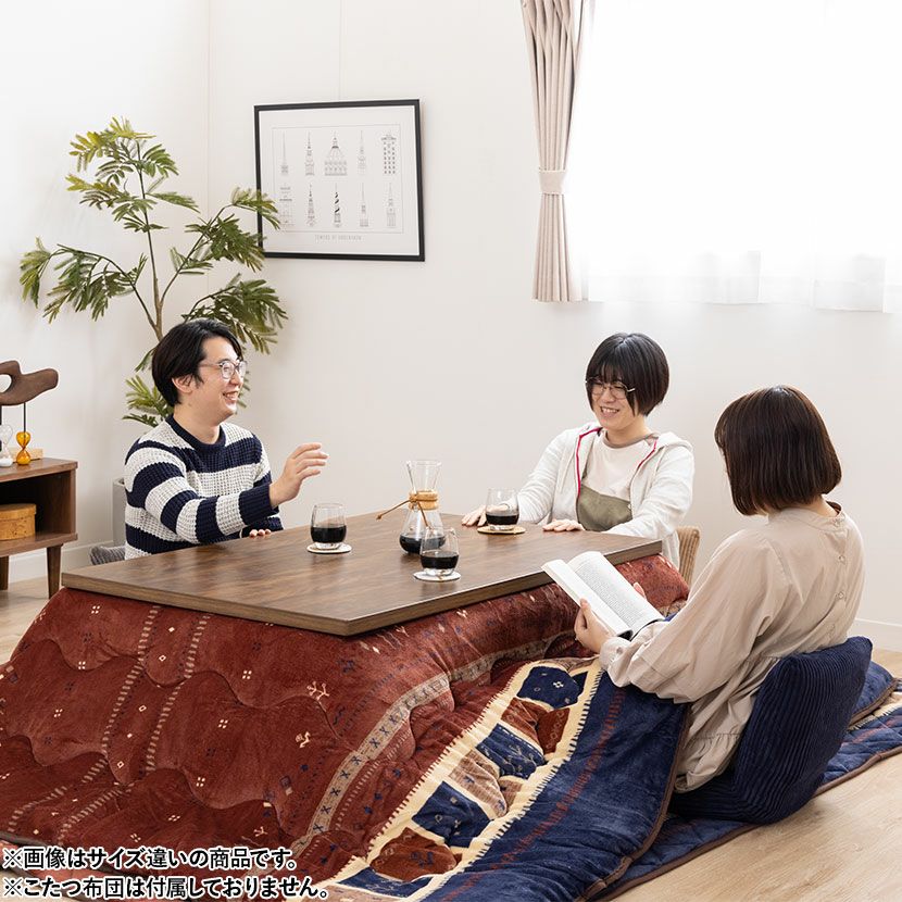 幅105cm こたつテーブル 長方形 ハロゲン 家具調 高さ調節 リビング