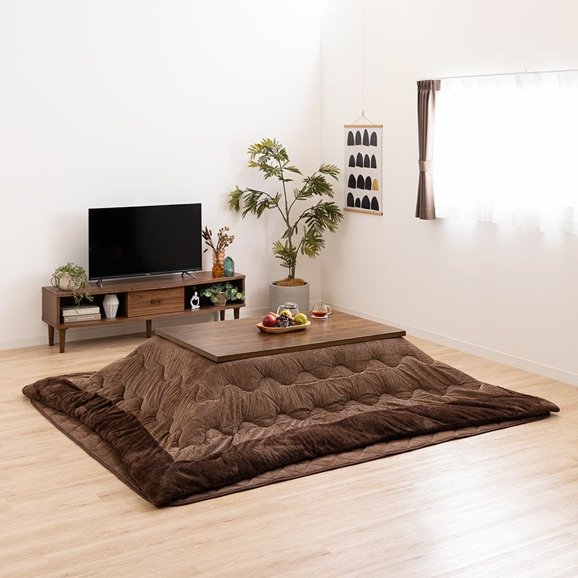 こたつセット 長方形 3点セット (こたつテーブル＋掛け布団＋敷き布団