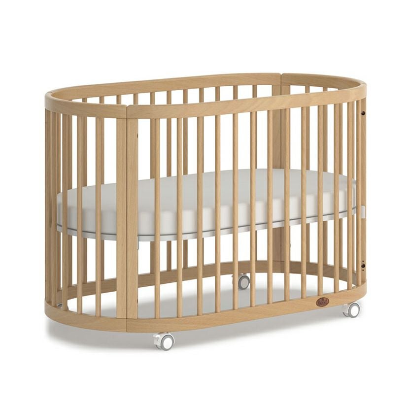 Boori ブーリ オアシス 4歳までベビーベッド ベビーベッド 楕円形 木製