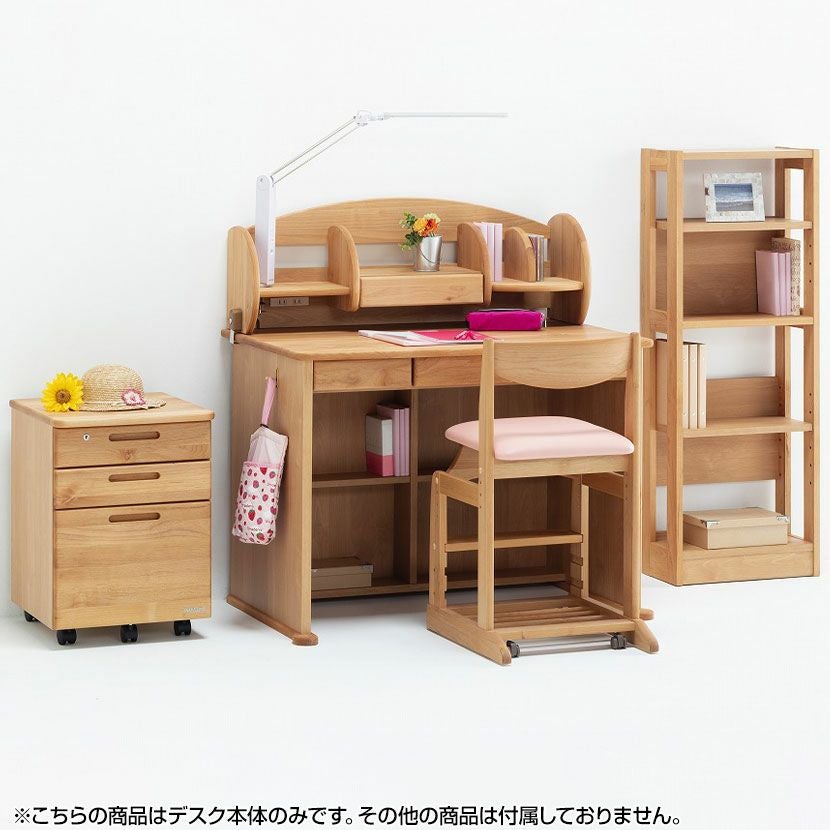 堀田木工所】幅100cm 木製 学習デスク 日本製 ダック 天然木 無垢材