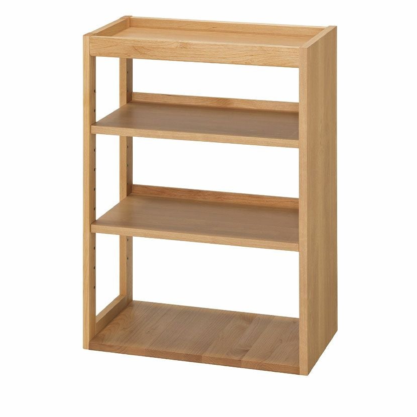 堀田木工所】 幅32.4cm サイン ラック上台 学習机 勉強机 アルダー材