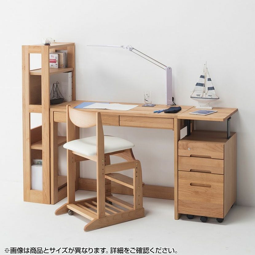 堀田木工所】 幅90cm カルロ デスク 学習机 勉強机 アルダー材 自然