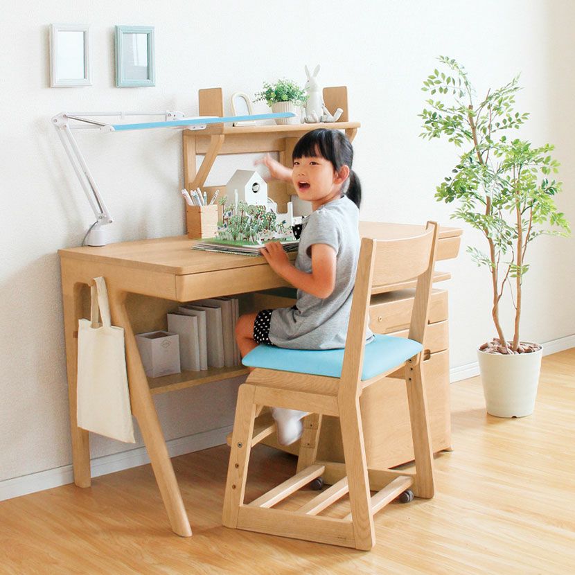 設置無料】幅100cm 浜本工芸 学習机 No.09 日本製 天然木 無垢材 ナラ