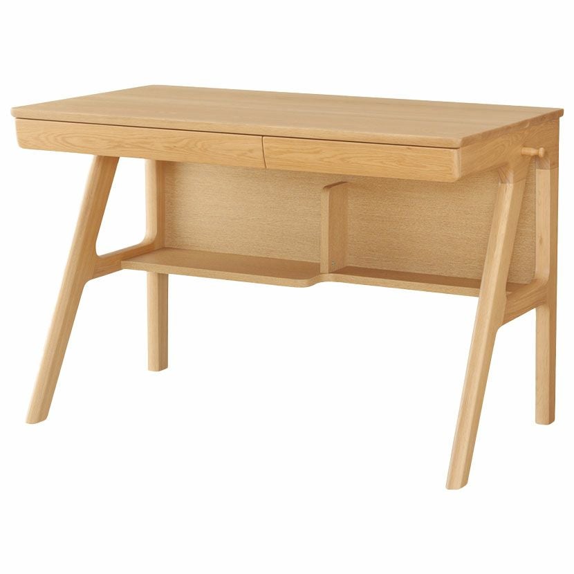 設置無料】幅100cm 浜本工芸 学習机 No.09 日本製 天然木 無垢材 ナラ