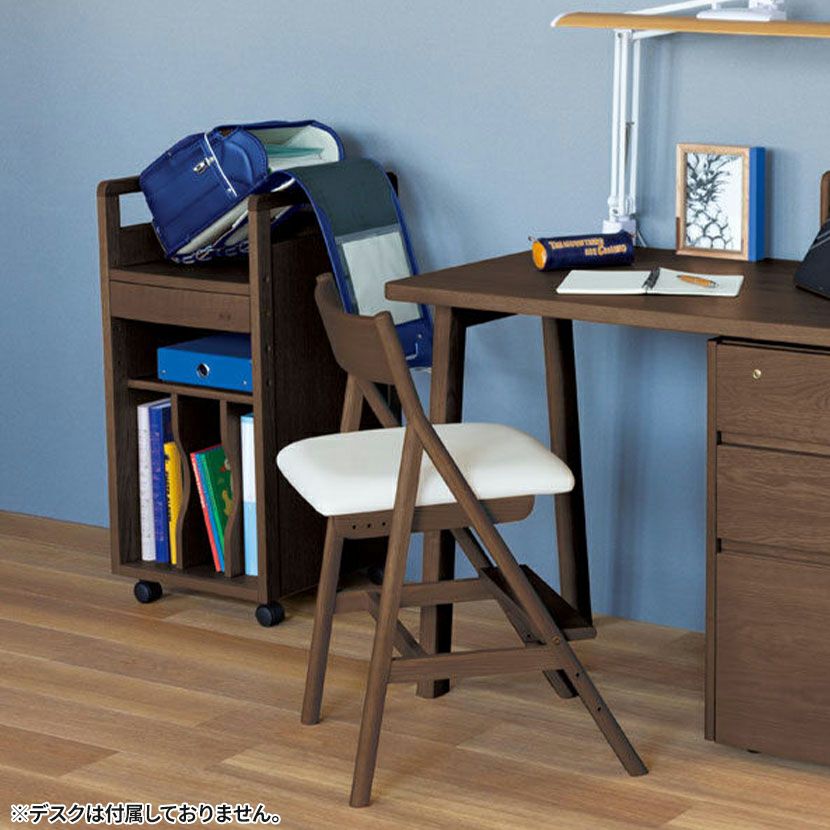 設置無料】浜本工芸 デスクチェア DSC-5808 カフェオーク 木製チェア