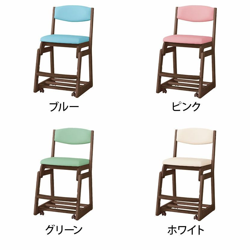 【デスクチェア】浜本工芸（中古）ナチュラルオーク、ホワイト 浜本工芸 曲線を活かしたデザインが特長 デスクチェア DSC-23 学習椅子