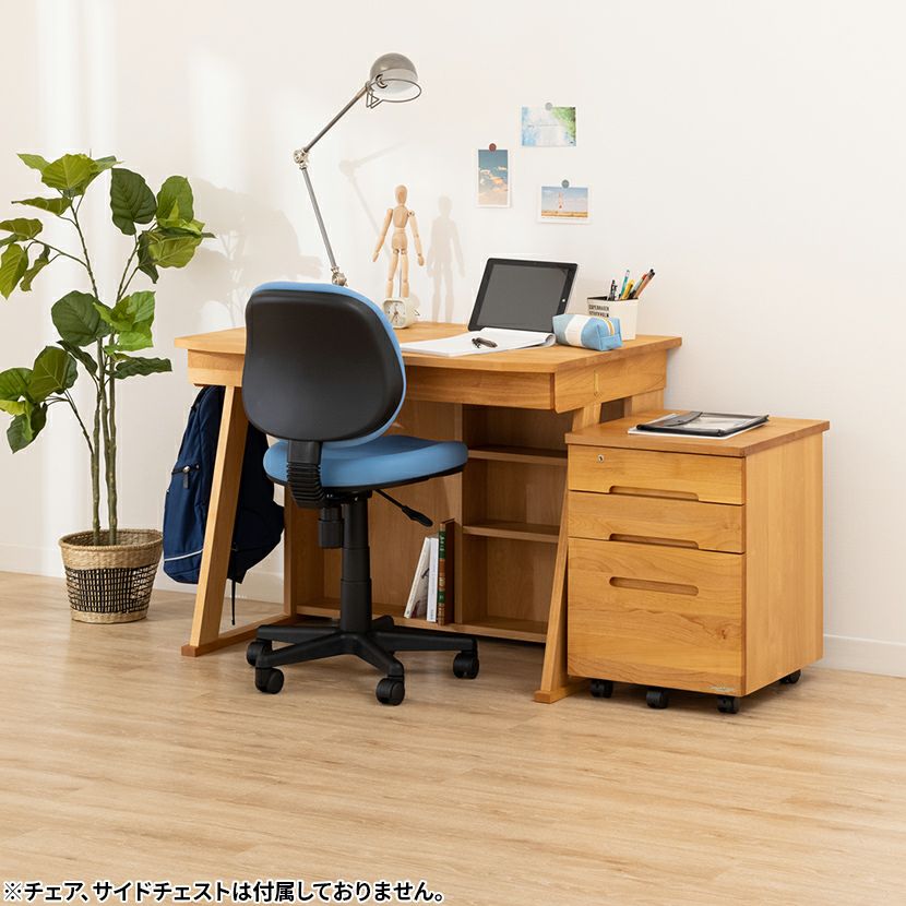 設置無料】堀田木工所 幅100cm 木製 学習机 3点セット 日本製