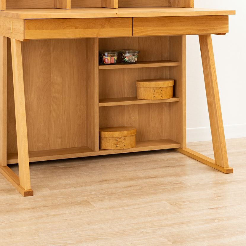 設置無料】堀田木工所 幅100cm 木製 学習机 3点セット 日本製