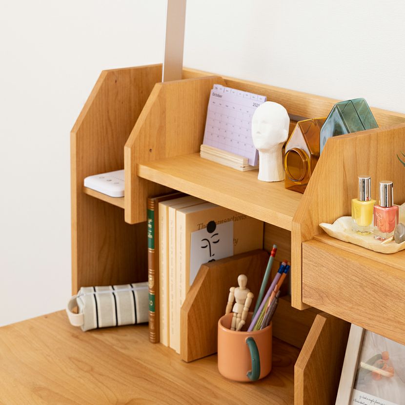 設置無料】堀田木工所 幅100cm 木製 学習机 3点セット 日本製