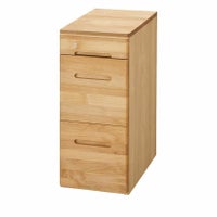 【設置無料】堀田木工所 幅32.4cm サイドチェスト ラック下台(引き出し+天板) 日本製 サイン 天然木 無垢材 アルダー材 木製 スリムチェスト デスク拡張 サイドラック ナチュラル 北欧｜¥43,000の動画