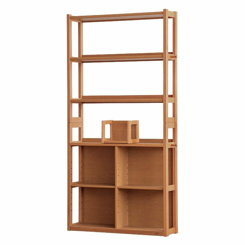 設置無料】浜本工芸 幅90cm 木製 本棚 高さ180cm No.28 書棚A 日本製