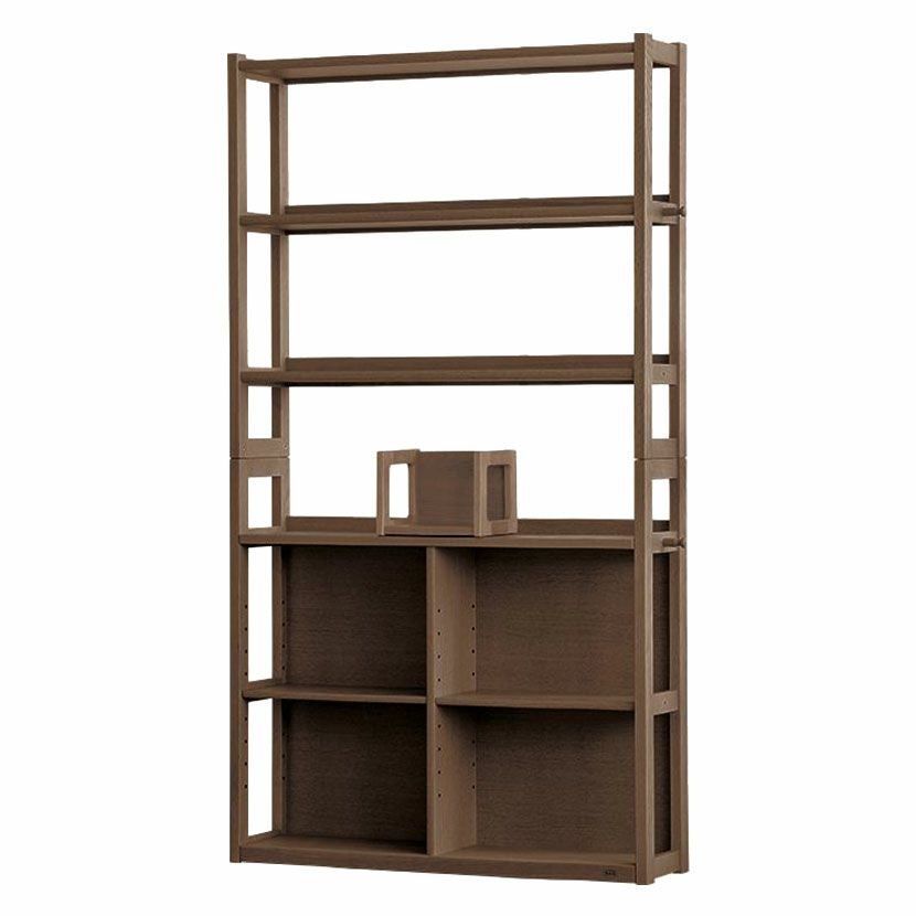 設置無料】浜本工芸 幅110cm 木製 本棚 高さ180cm No.28 書棚A 日本製