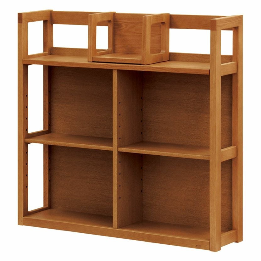 設置無料】浜本工芸 幅90cm 木製 本棚 高さ93cm No.28 書棚B 日本製