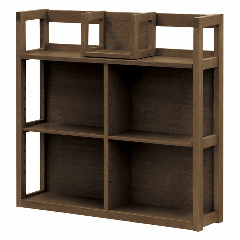 設置無料】浜本工芸 幅90cm 木製 本棚 高さ93cm No.28 書棚B 日本製