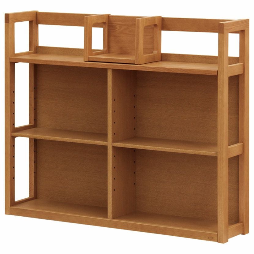 設置無料】浜本工芸 幅100cm 木製 本棚 高さ93cm No.28 書棚B 日本製