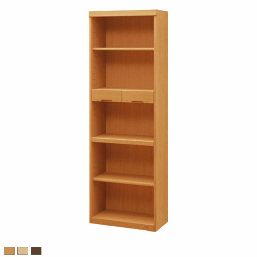 設置無料】浜本工芸 幅60.1cm 高さ180cm No.8600 書棚A 本棚 収納