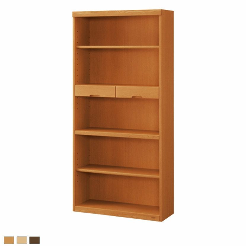 設置無料】浜本工芸 幅100cm 木製 本棚 高さ180cm No.28 書棚A 日本製