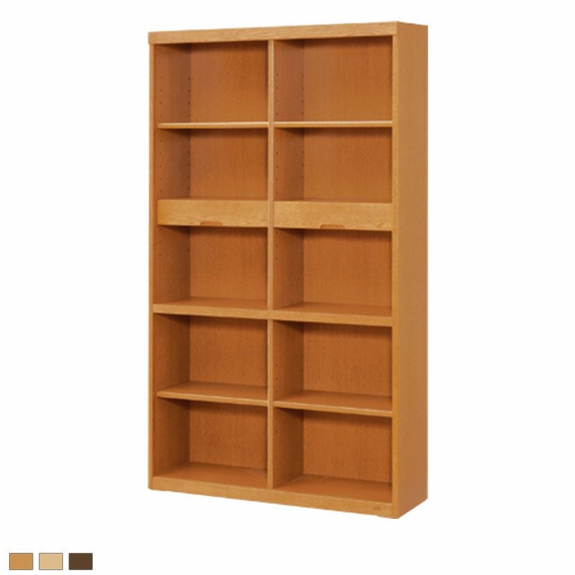 設置無料】浜本工芸 幅60.1cm 高さ73cm No.8600 書棚C 本棚 収納