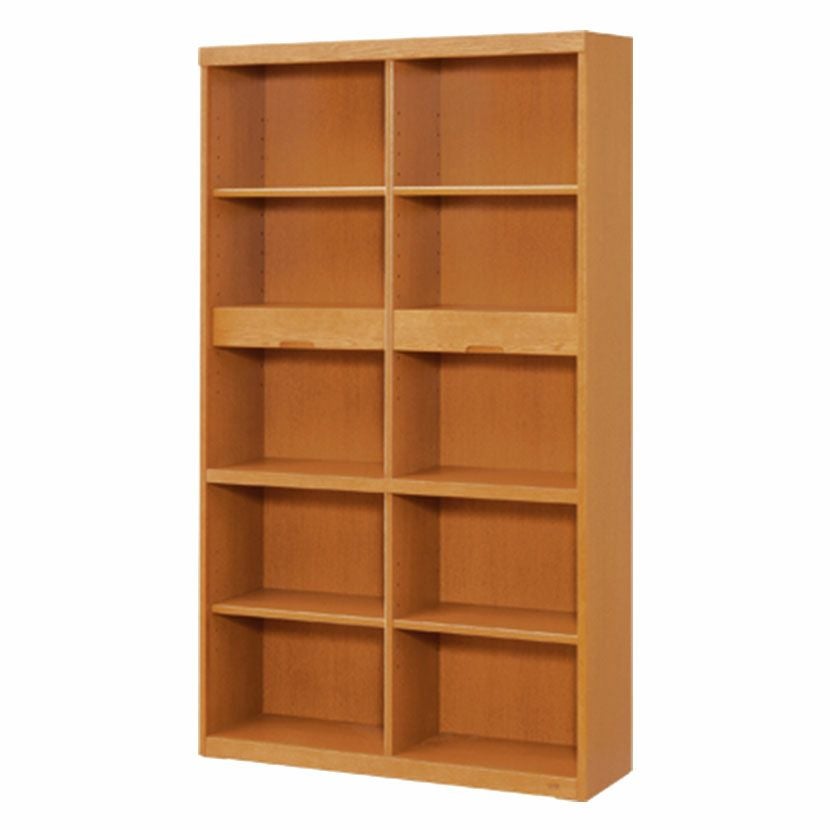 設置無料】浜本工芸 幅105.1cm 高さ180cm No.8600 書棚A 本棚 収納
