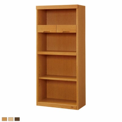 設置無料】浜本工芸 幅60.1cm 高さ73cm No.8600 書棚C 本棚 収納 