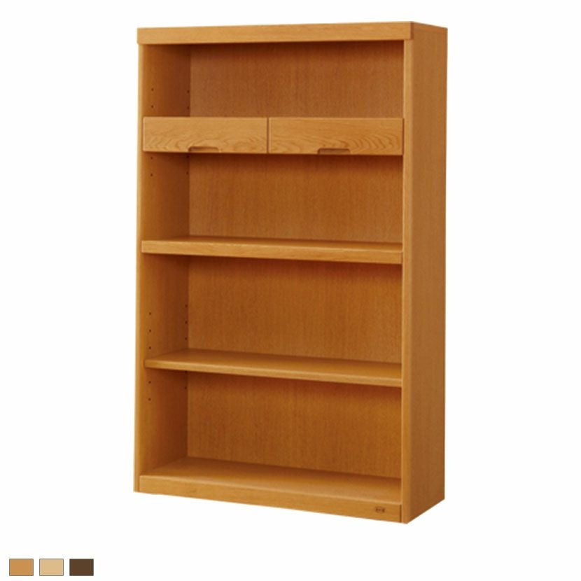 設置無料】浜本工芸 幅60.1cm 高さ73cm No.8600 書棚C 本棚 収納