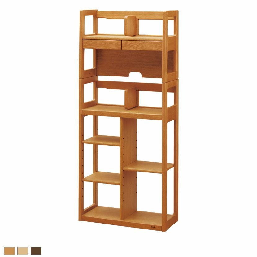 設置無料】浜本工芸 幅60cm 書棚B オープンラック 分離可能 ブック
