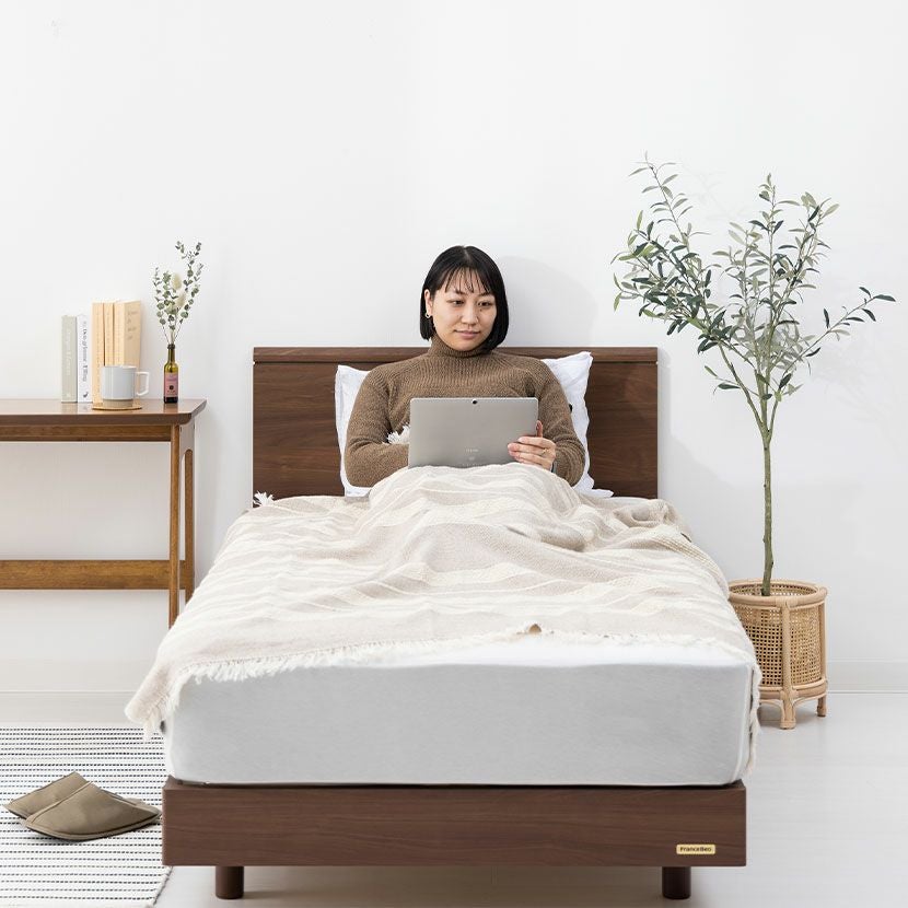 フランスベッド シングルサイズ ベッド フレーム シンプル コンパクト