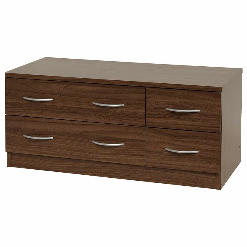 幅89.5cm ローチェスト ブルーム 木目調 引き出し付き 収納 チェスト