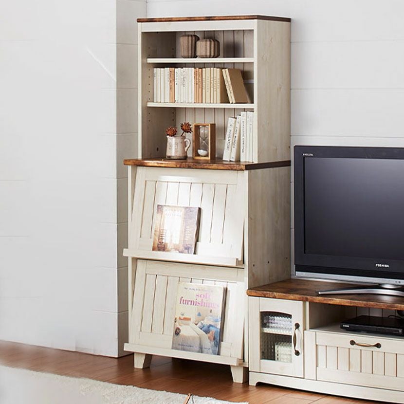 幅60cm ガラスキャビネット 6BOX リビングキャビネット 木製