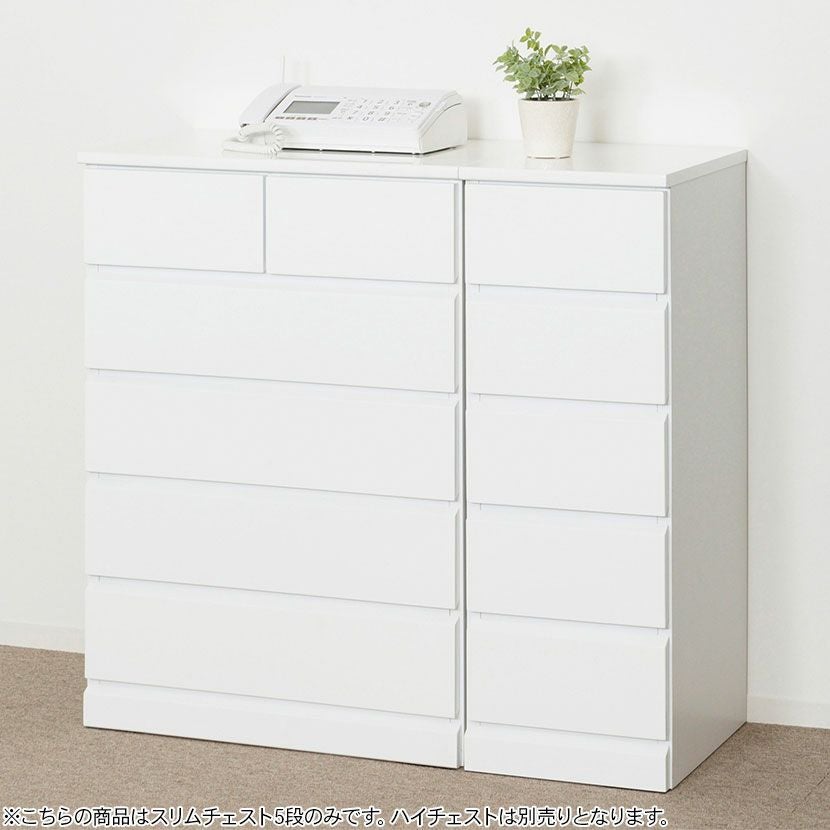 ID:G948753　チェスト5段 SHINE SLIM Chest〔シャイン スリムチェスト〕 5段タイプ | 家具