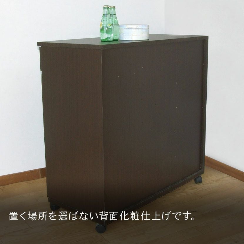 幅82cm ダストボックス4D ダイニング キッチン カウンター ゴミ箱 分別