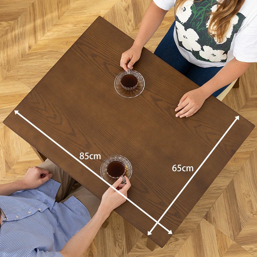 幅85cm ダイニングテーブル コーヒーテーブル 木製 食卓テーブル