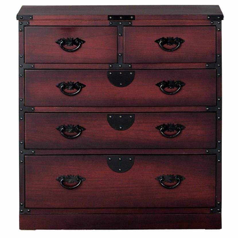 幅67cm 民芸 民芸調 和タンス 引出箪笥 和室 収納棚 洋服収納 衣類収納