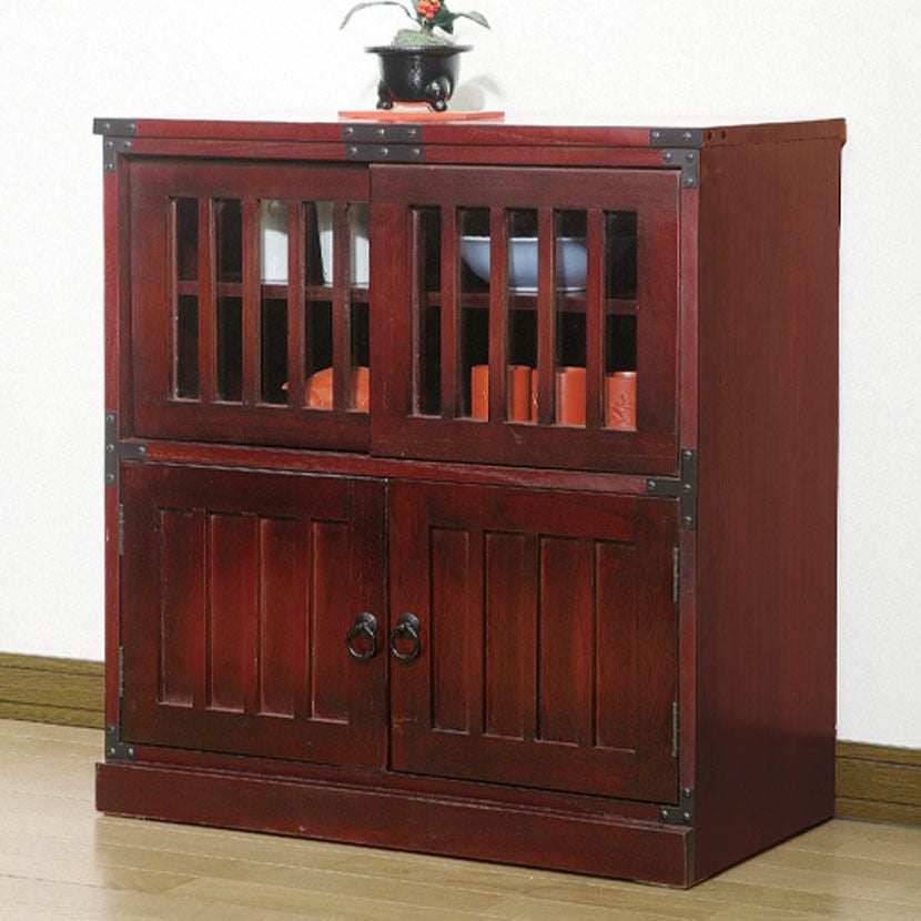 幅67cm 民芸 民芸調 和タンス 階段箪笥 右下がり 和室 収納棚 収納