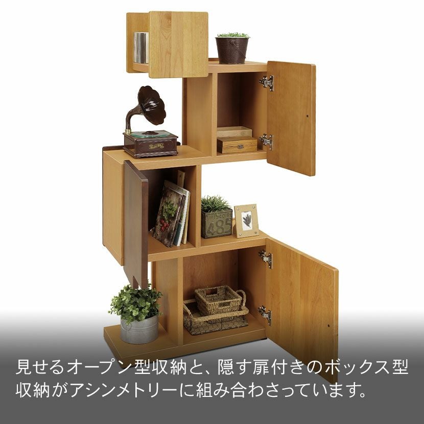 設置無料】幅60cm タワーシェルフ アルダー材 飾り棚 | 暮らしのデザイン
