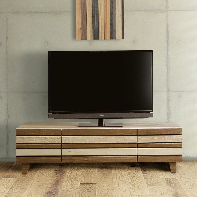 幅149.7cm 木目調 テレビボード リノア 日本製 ～55型対応 tv台 引出し