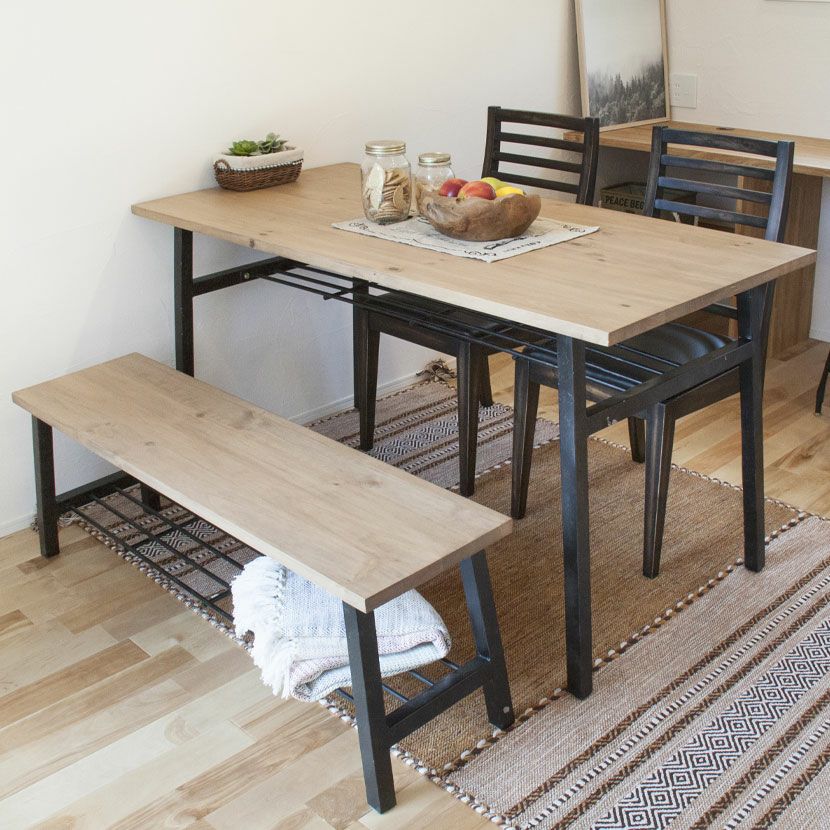 幅120cm 2人掛け ダイニングベンチ ベンチ テレビボード ローボード