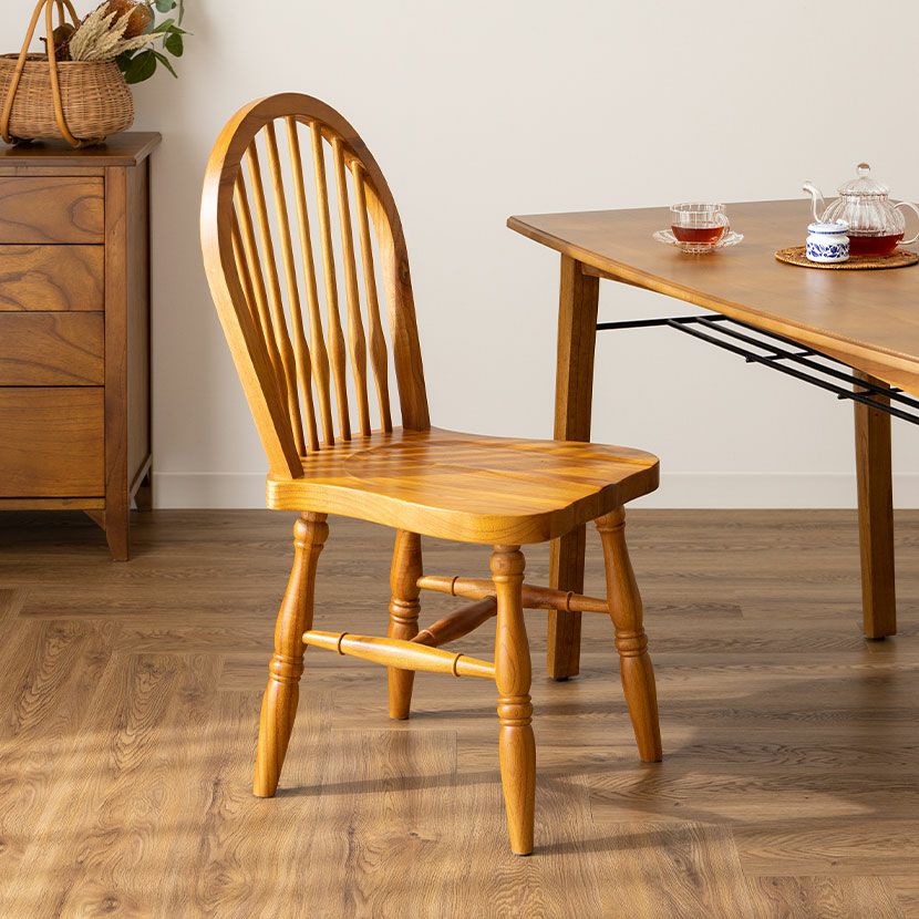 ウィンザーチェア アンティーク風 チェア 木製椅子 天然木 ミンディ