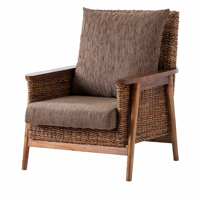 設置無料】幅75cm 1人掛け ソファ 椅子 アジアン リゾート モダン バリ