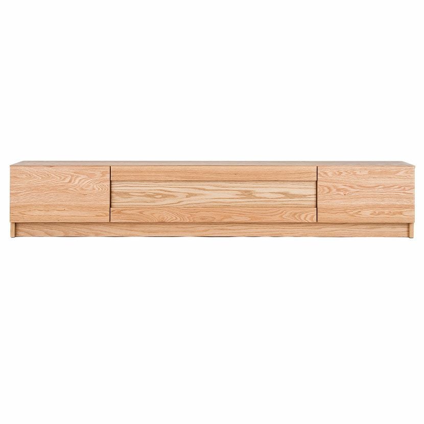 設置無料】幅150cm 木製 ローボード セルカ ルーバーデザイン オーク材