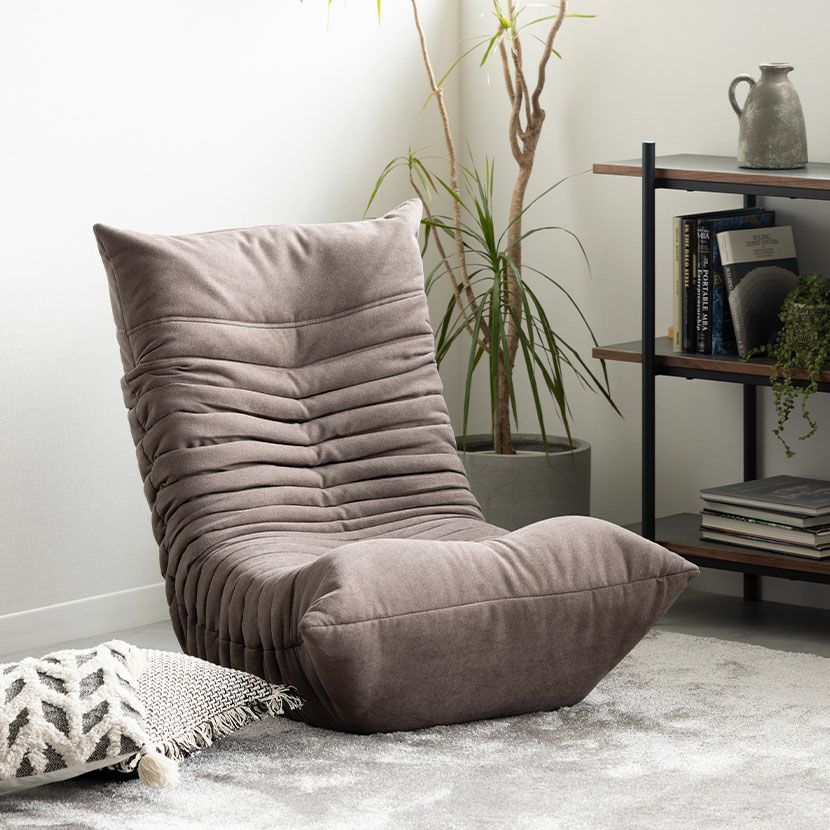 幅77cm 1人掛けソファ ローソファ リクライニング フロアソファ フロア