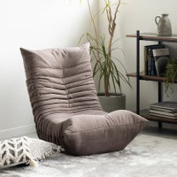 幅77cm 1人掛けソファ ローソファ リクライニング フロアソファ フロアチェア リビングチェア 座椅子 ファブリック コンパクト 完成品｜¥19,819の動画