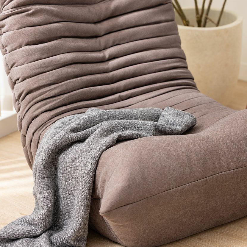 幅77cm 1人掛けソファ ローソファ リクライニング フロアソファ フロア