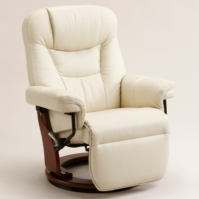 設置無料】幅80cm パーソナルチェア 合皮 PUレザー リクライニング