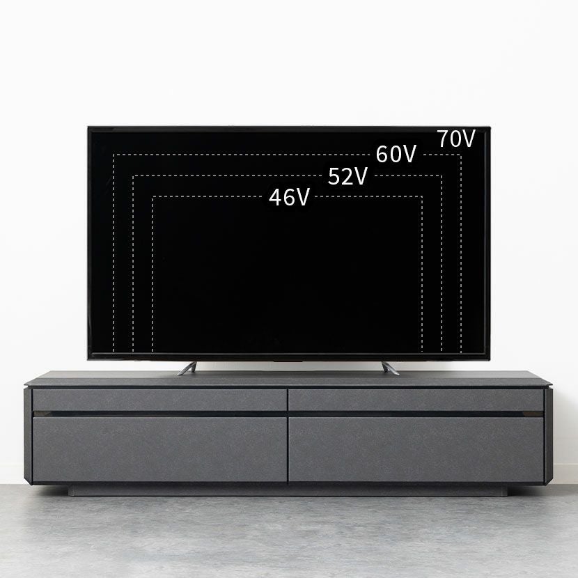 設置無料】幅180.5cm ローボード テレビボード テレビ台 セラミック調