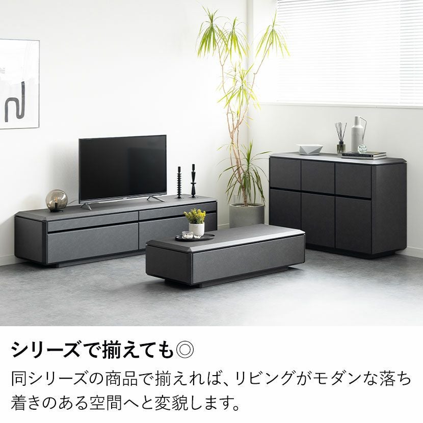 【軽トラック90分無料貸出】セラミック調テレビボード 設置無料】幅180.5cm ローボード テレビボード テレビ台 セラミック調