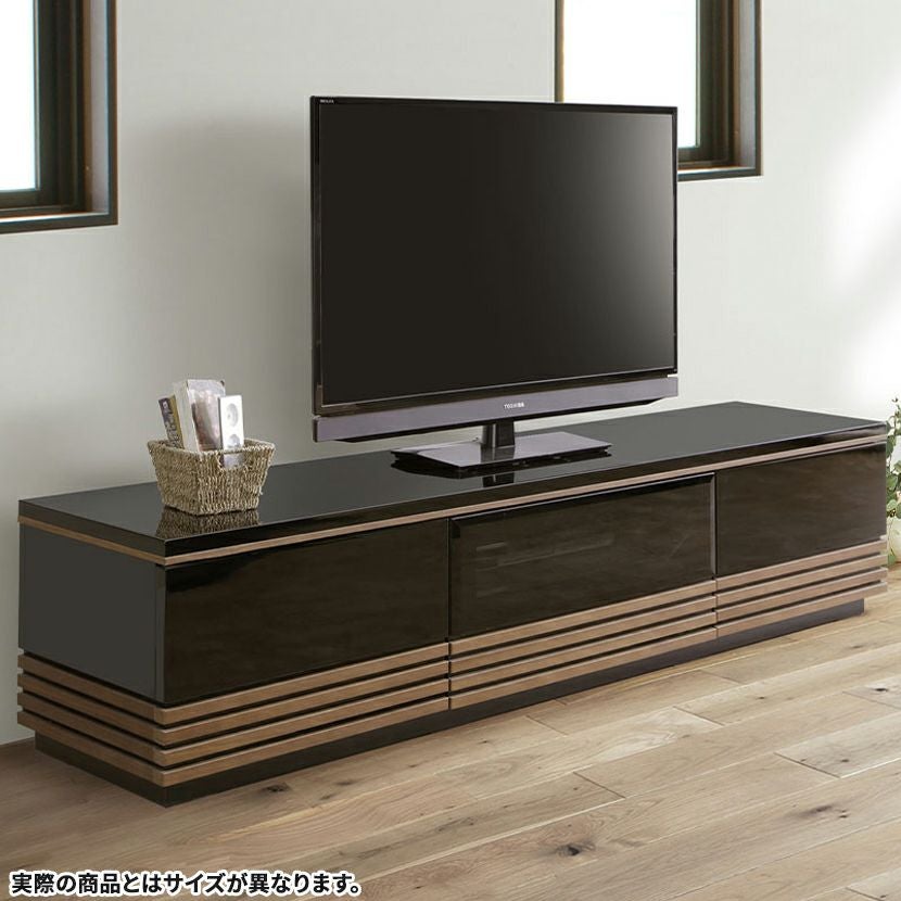 設置無料】幅180.5cm ローボード テレビボード テレビ台 UV塗装天板