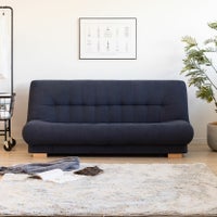 【設置無料】幅185cm 3人掛け リエール ソファベッド ソファ リビング ファブリック 合成皮革 レザー ナチュラル モダン 日本製｜¥95,273の動画