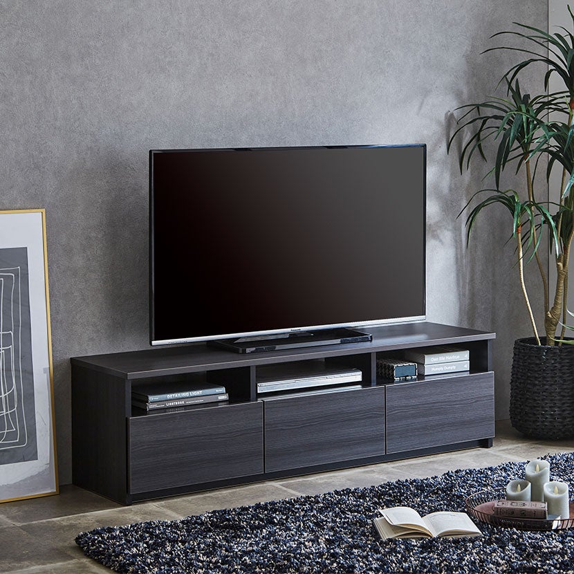 幅149.7cm 木目調 テレビボード リノア 日本製 ～55型対応 tv台 引出し